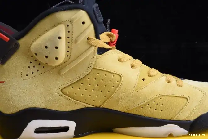 Cheap TB SCOTT CN1084-300 AIR TRAVIS YELLOW X JORDAN 6 0509
